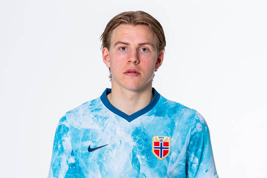 Jens Petter Hauge of the Norwegian national football team