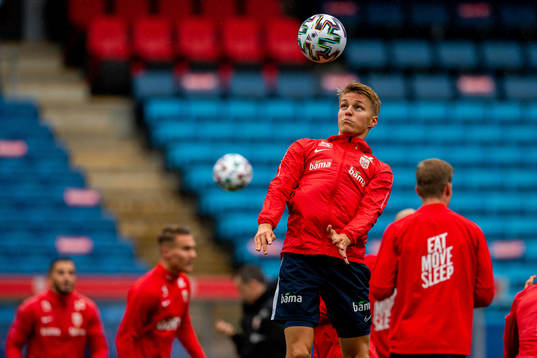 Martin Ødegaard of the Norwegian national football team