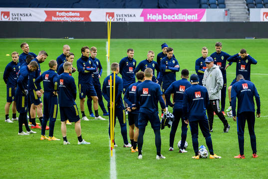Head coach Janne Andersson of the Swedish national football