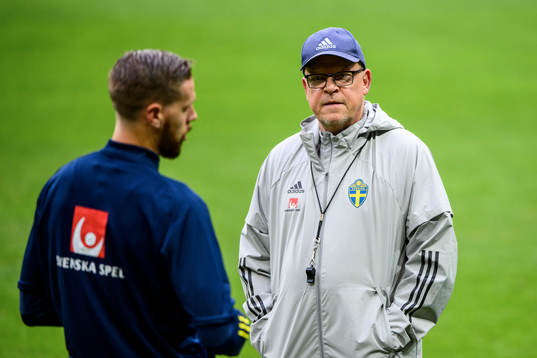 Head coach Janne Andersson of the Swedish national football