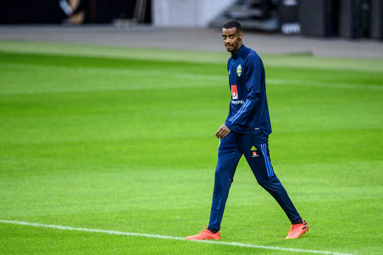 Alexander Isak of the Swedish national football team