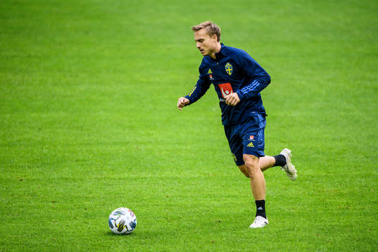 Pierre Bengtsson of the Swedish national football team