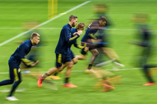 Mattias Svanberg and Pontus Jansson of the Swedish national