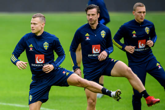Victor Claesson, Gustav Svensson and Ludwig Augustinsson of