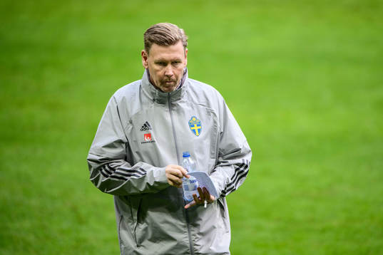 Assistant coach Peter Wettergren of the Swedish national