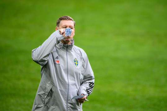Assistant coach Peter Wettergren of the Swedish national