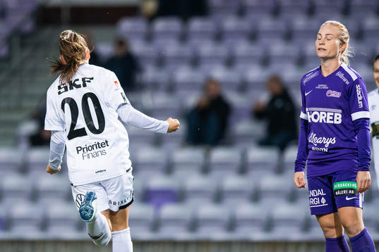 Göteborgs Hanna Wijk jublar