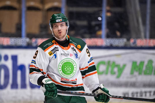 Kristianstads Joel Kellman deppar