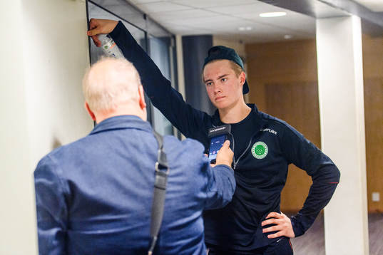 Kristianstads målvakt Calle Clang