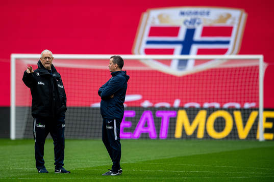 Lars Lagerbäck, head coach of the Norwegian national