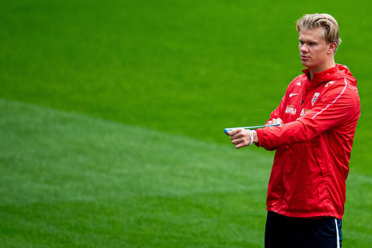 Erling Braut Haaland of the Norwegian national football team
