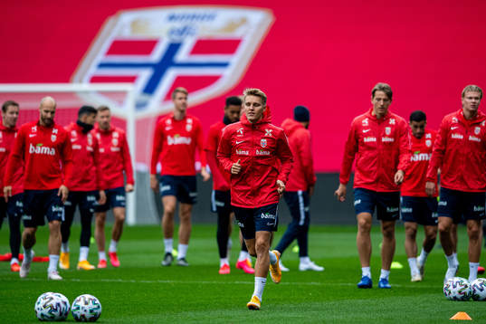 Martin Ødegaard of the Norwegian national football team