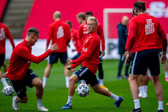Birger Meling of the Norwegian national football team