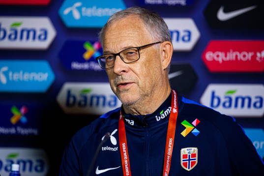 Lars Lagerbäck, head coach of the Norwegian national