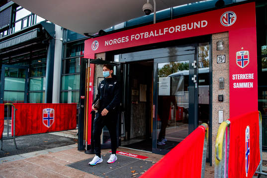 Stefan Strandberg of the Norwegian national football team