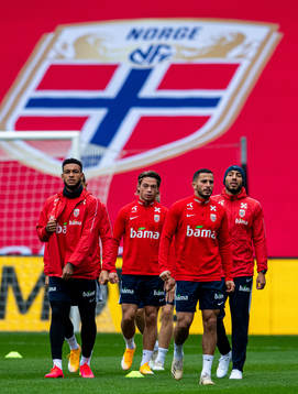 Joshua King, Patrick Berg, Omar Elabdellaoui and Haitam
