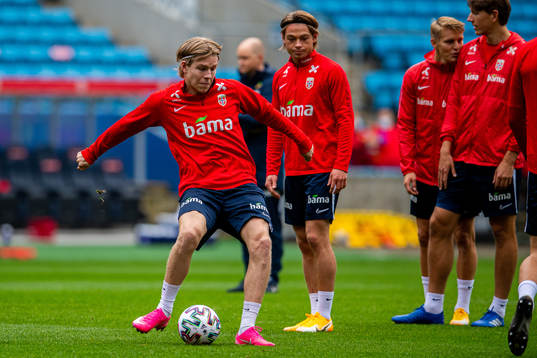 Jens Petter Hauge of the Norwegian national football team