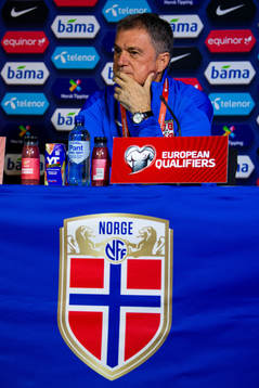 Ljubisa Tumbakovic, head coach of the Serbian national