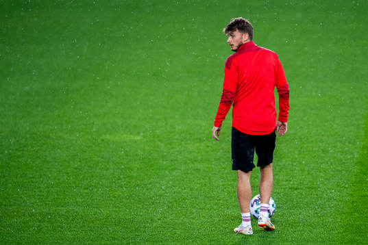 Adem Ljajić of the Serbian national football team