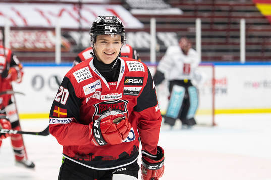Malmö Redhawks Helge Grans jublar