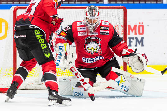 Malmö Redhawks målvakt Lars Volden