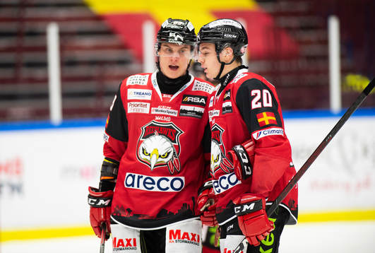 Malmö Redhawks Fredrik Händemark och Helge Grans