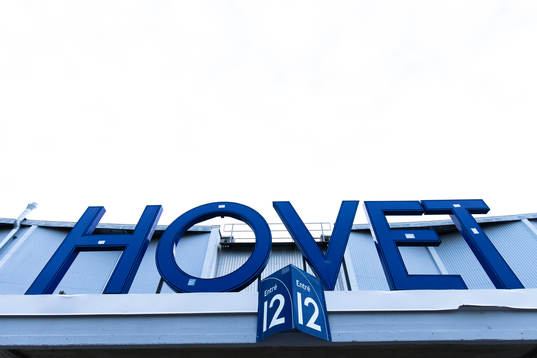Vy över Hovets Isstadion