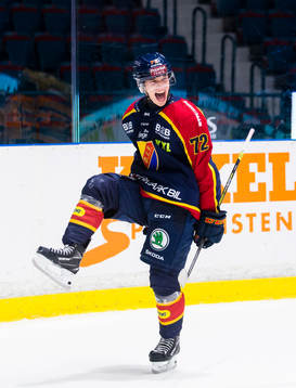 Djurgårdens William Eklund jublar