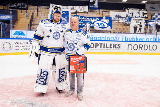 Leksands målvakt Janne Juvonen utsedd till matchens lirare
