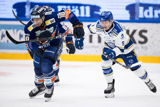 Växjös Richard Gynge och Leksands Patrik Zackrisson