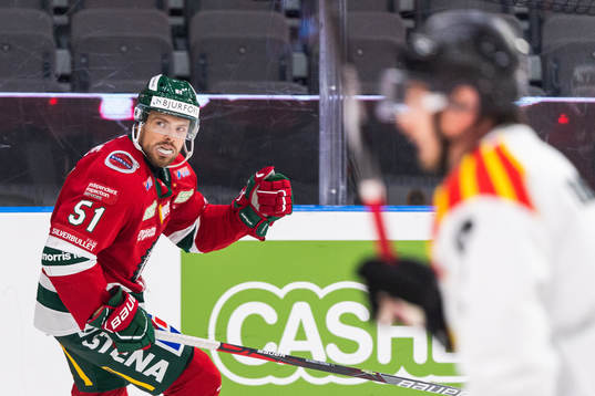 Frölundas Mats Rosseli Olsen jublar