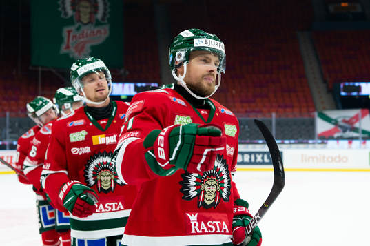 Frölundas Mats Rosseli Olsen jublar