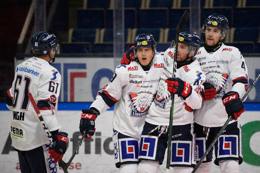 Linköpings Markus Ljungh, Patrik Lundh , Broc Little och
