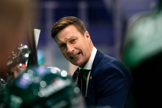 Färjestads huvudtränare Johan Pennerborn