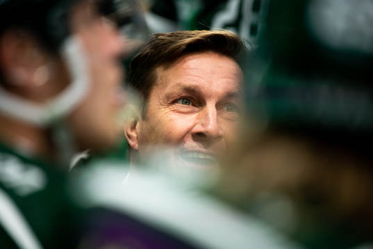 Färjestads huvudtränare Johan Pennerborn