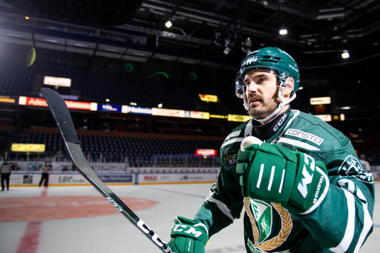 Färjestads Martin Johansson jublar