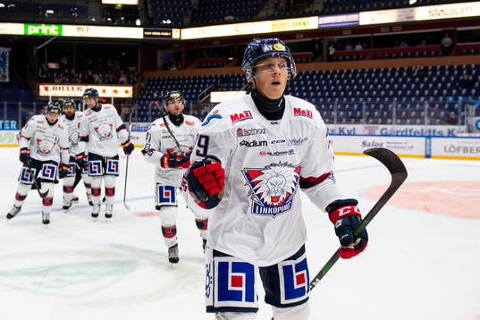 Linköpings Patrik Lundh jublar