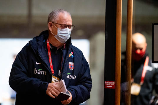 Lars Lagerbäck, head coach of Norway