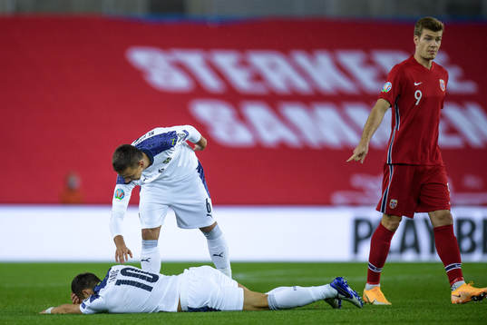 Dusan Tadicm Nemanja Maksimovic of Serbia and Alexander