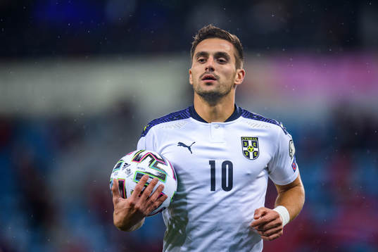 Dusan Tadic of Serbia