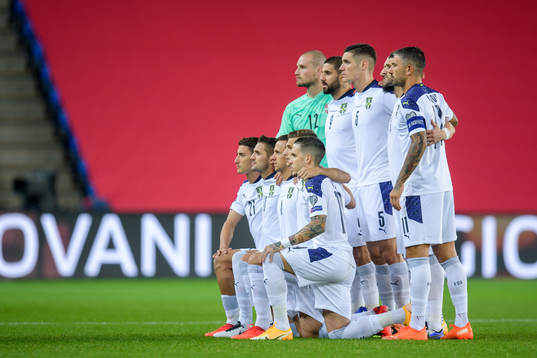 The starting eleven of Serbia