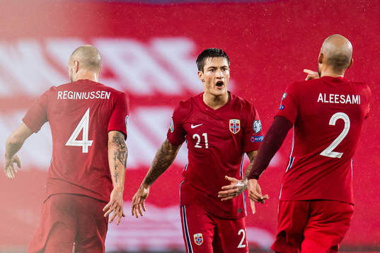 Tore Reginiussen, Mathias Normann and Haitam Aleesami of