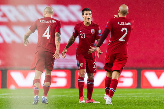 Tore Reginiussen, Mathias Normann and Haitam Aleesami of