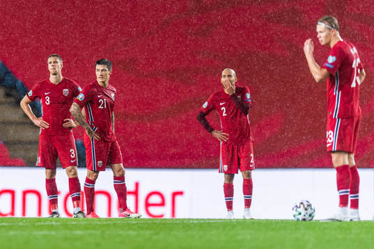Kristoffer Ajer, Mathias Normann, Haitam Aleesami and