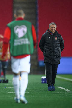 Ljubisa Tumbakovic, head coach of Serbia