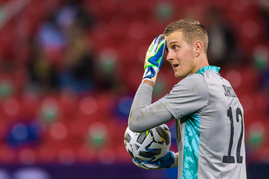 Goalkeeper Karl-Johan Johnsson of Sweden