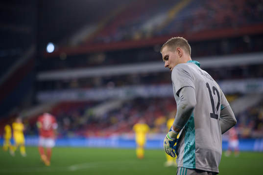 Goalkeeper Karl-Johan Johnsson of Sweden