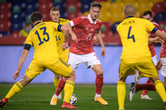 Gustav Svensson of Sweden and Anton Miranchuk of Russia