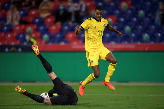Alexander Isak of Sweden