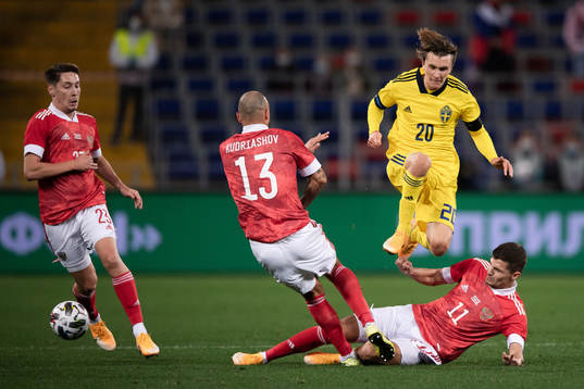 Kristoffer Olsson of Sweden against Fedor Kudryashov and